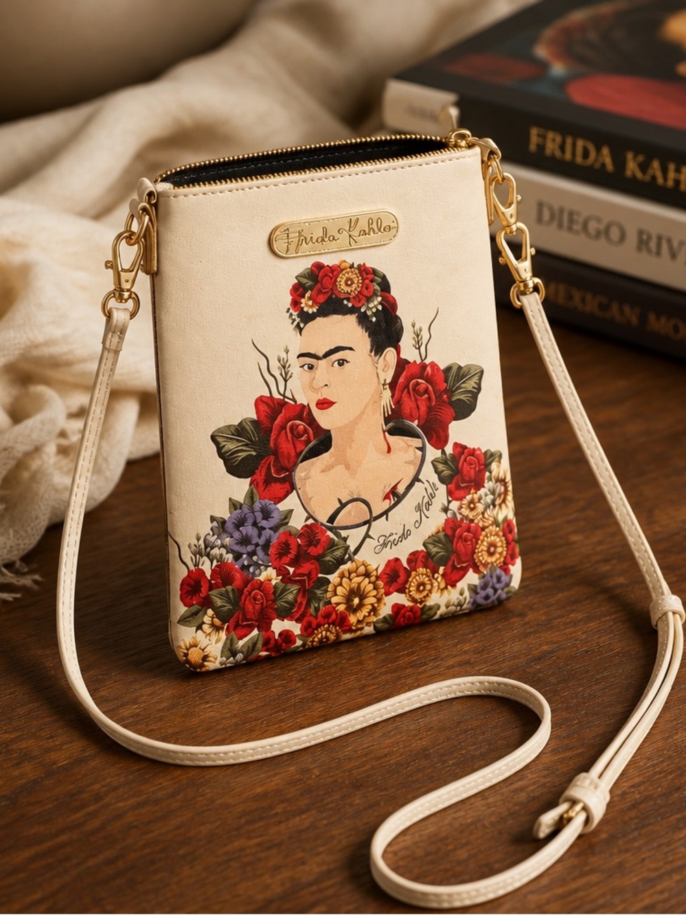 Frida Kahlo Women’s Crossbody Bag - Authentic